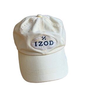 Izod golf yellow adjustable one size fits all hat .